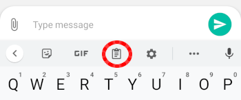 gboard clipboard icon