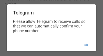 telegram phone number